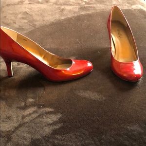 Vaneli Red patent leather heels